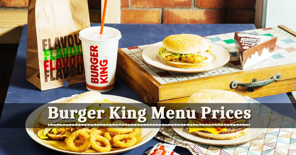 burger king menu prices image