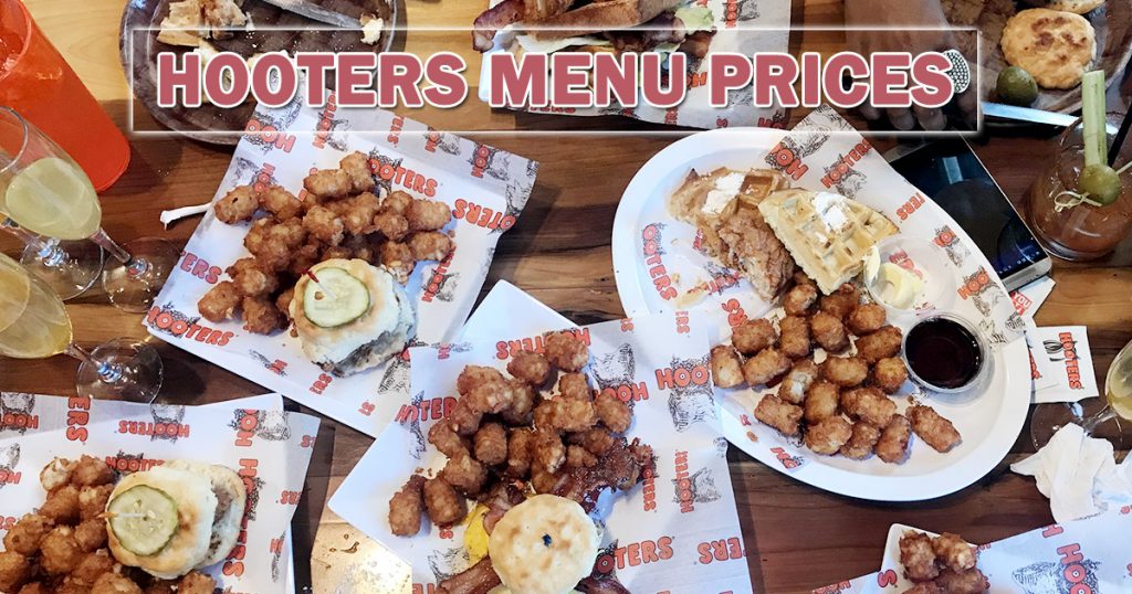 hooters menu prices image
