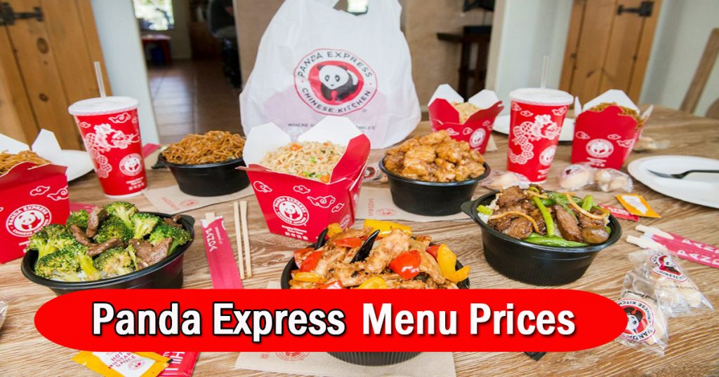 panda express menu prices image