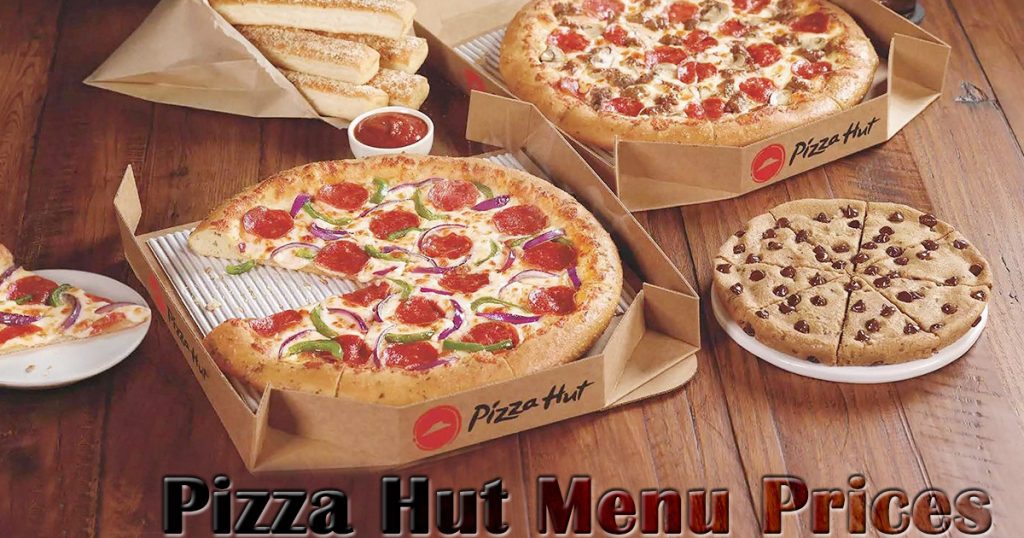 pizza hut menu prices image