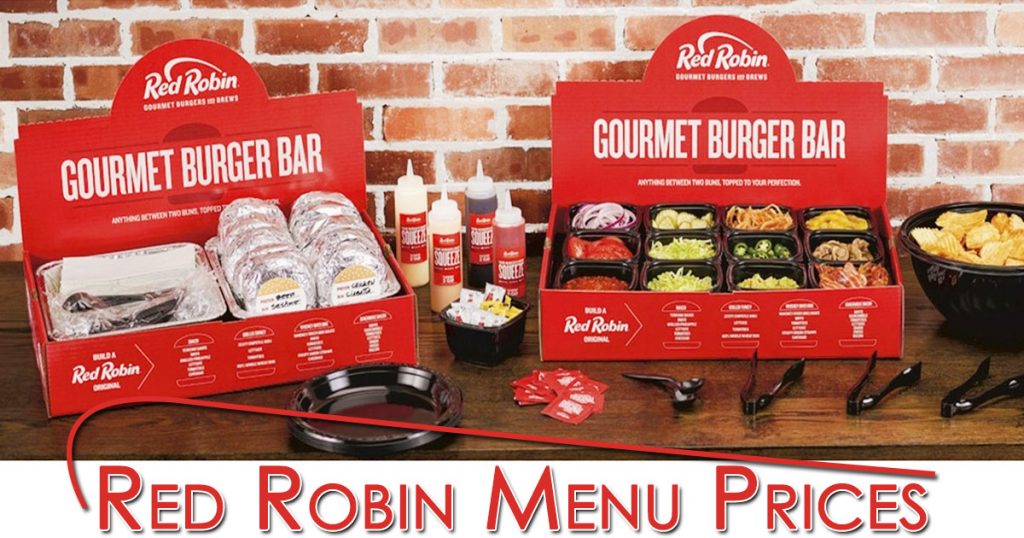 red robin menu prices image