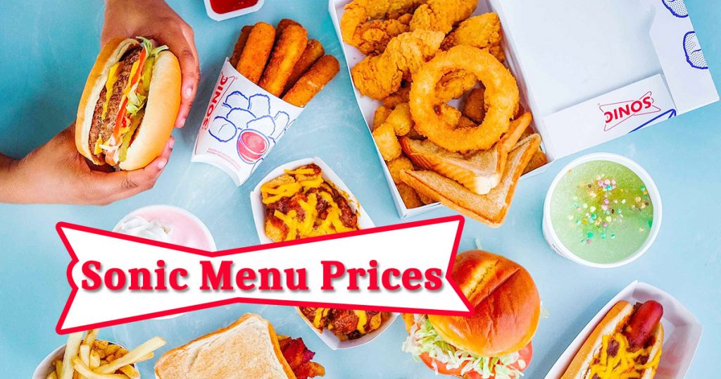 sonic menu prices image