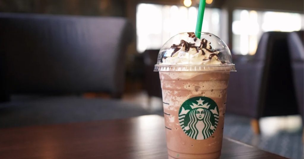 Starbucks Frappuccino menu image