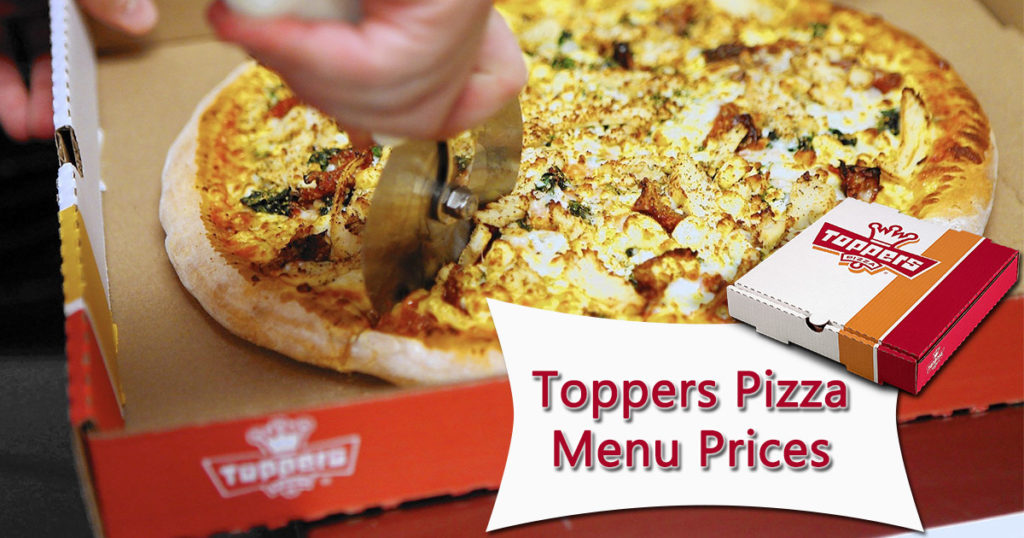 Toppers Pizza Menu Prices